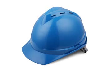 世达TF0202B    V顶ABS透气安全帽-蓝色
