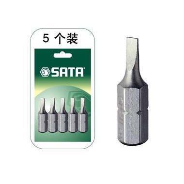 世达工具59211 5件套6.3MM系列25MM长一字旋具头3MM