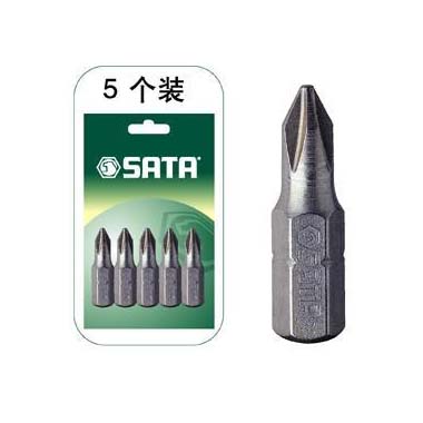 世达工具59224 5件套6.3MM系列25MM长十字旋具头#3