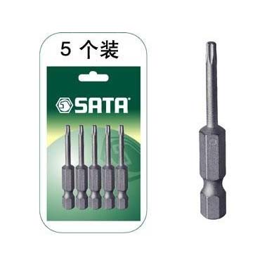 世达工具59331 5件套6.3MM系列50MM长花形旋具头T8