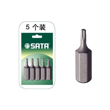 世达工具59457 5件套8MM系列30MM长中孔花形旋具头TT40