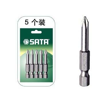 世达工具59322 5件套6.3MM系列50MM长十字旋具头#1