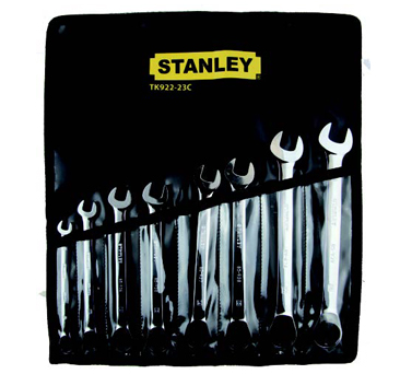 STANLEY史丹利工具TK922-23C 8件公制双向棘开两用快扳套装