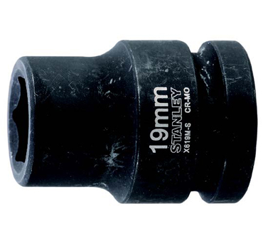 STANLEY史丹利工具 19MM系列公制6角风动套筒