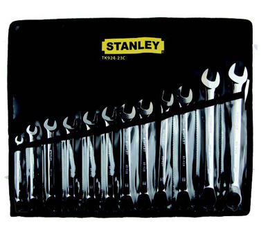 STANLEY史丹利工具TK924-23C 12件公制棘开两用快扳套装